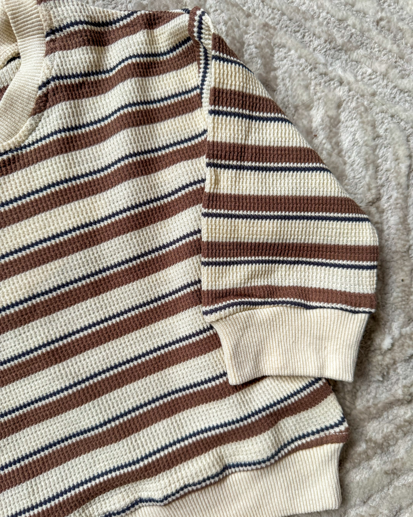 Striped Waffle Set | Cocoa