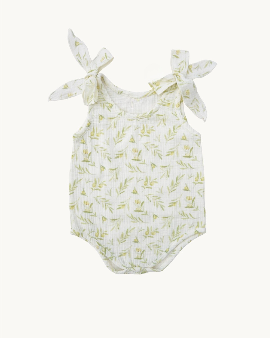 Nora Muslin Romper | Olives