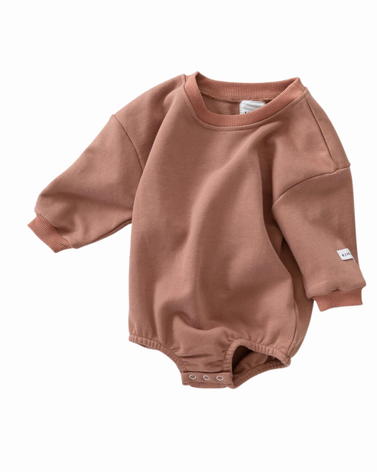 Sweatshirt Puff Romper | Claypot