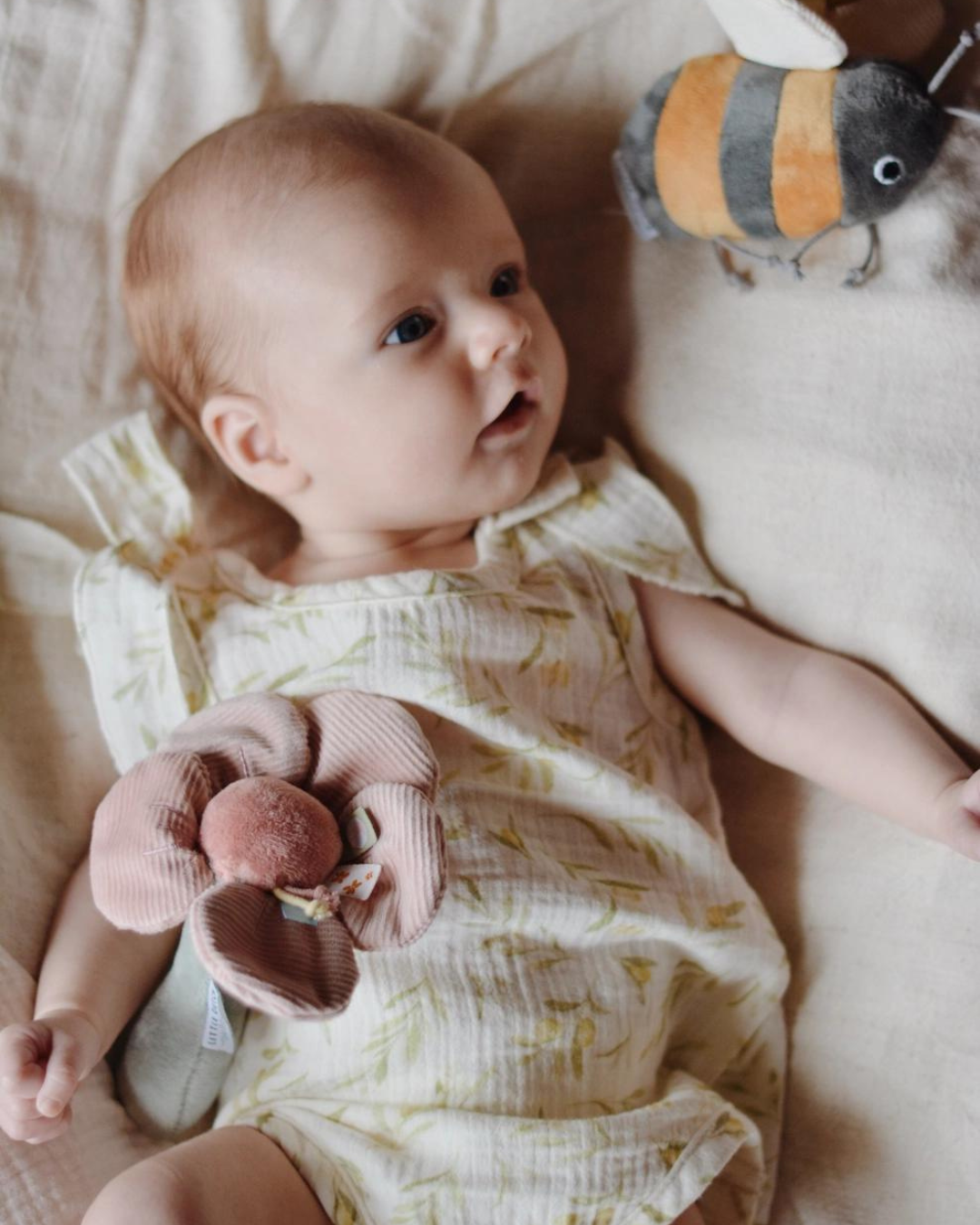 Nora Muslin Romper | Olives